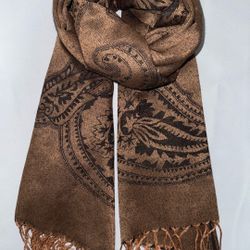 Pashmina, large, soft and silky shawn; Scarf in mixed colors