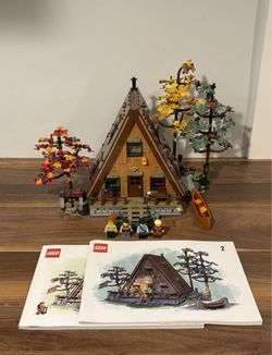 LEGO Ideas 21338 A-Frame Cabin 100% Complete