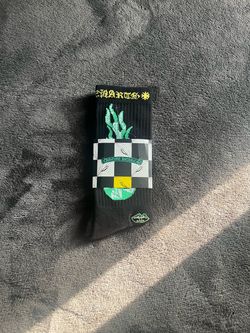 Black & Green Chrome Hearts Socks