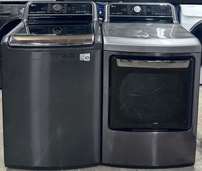 LG WASHER AND DRYER TOP LOAD
