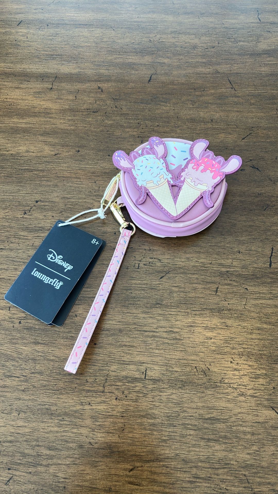 Loungefly - Angel (Lilo & Stitch) Ice Cream Wristlet - New With Tags