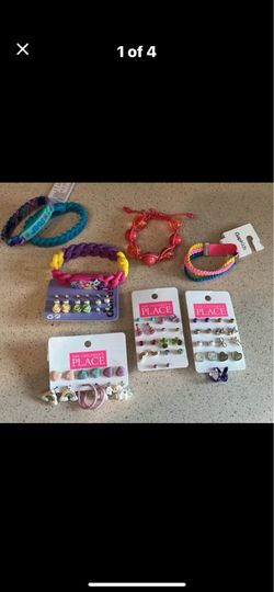 Girls earrings and bracelets all for $20 NEW