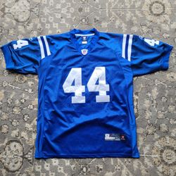 🔥 Dallas Clark #44 Jersey – Indianapolis Colts – Size 52 – Reebok – Stitched Football NFL On Field