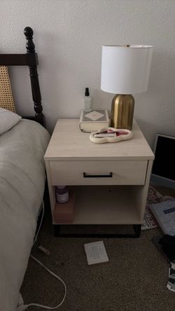 Dresser and matching side table
