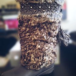 Fur Boots Brand New