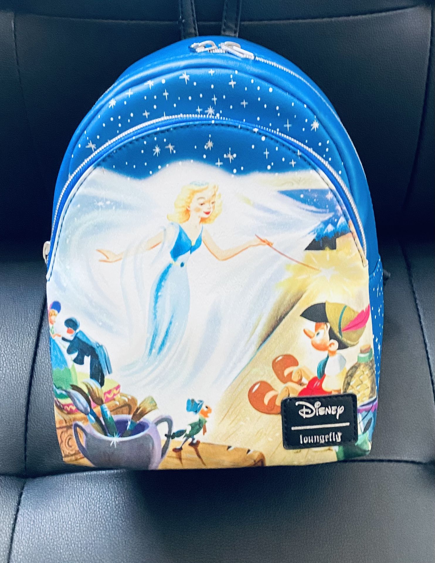 Loungefly Disney Pinocchio Blue Fairy Magic Mini Backpack