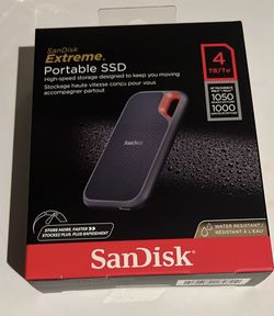 Sandisk Extreme Portable SSD 4TB