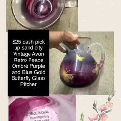 $25 Vintage Avon Retro Pitcher