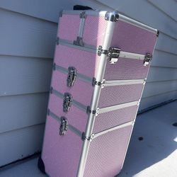 4-in-1 Esthetician/Cosmetology Rolling Case