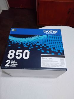 Brother TN850 Black Toner Cartridge 2-Pack