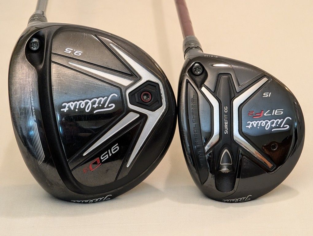  TITLEIST 915H #4 HYBRID 21* ADJUSTABLE DYNAMIC GOLD S200 S. FLEX TRUE TEMPER STEEL SHAFT w/New Head Cover