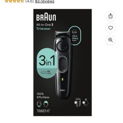 Braun electric trimmer 3in 1