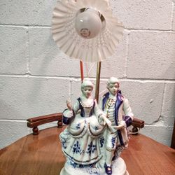 Vintage Porcelain Vanity Lamp