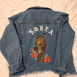 “Korea” Jean Jacket 