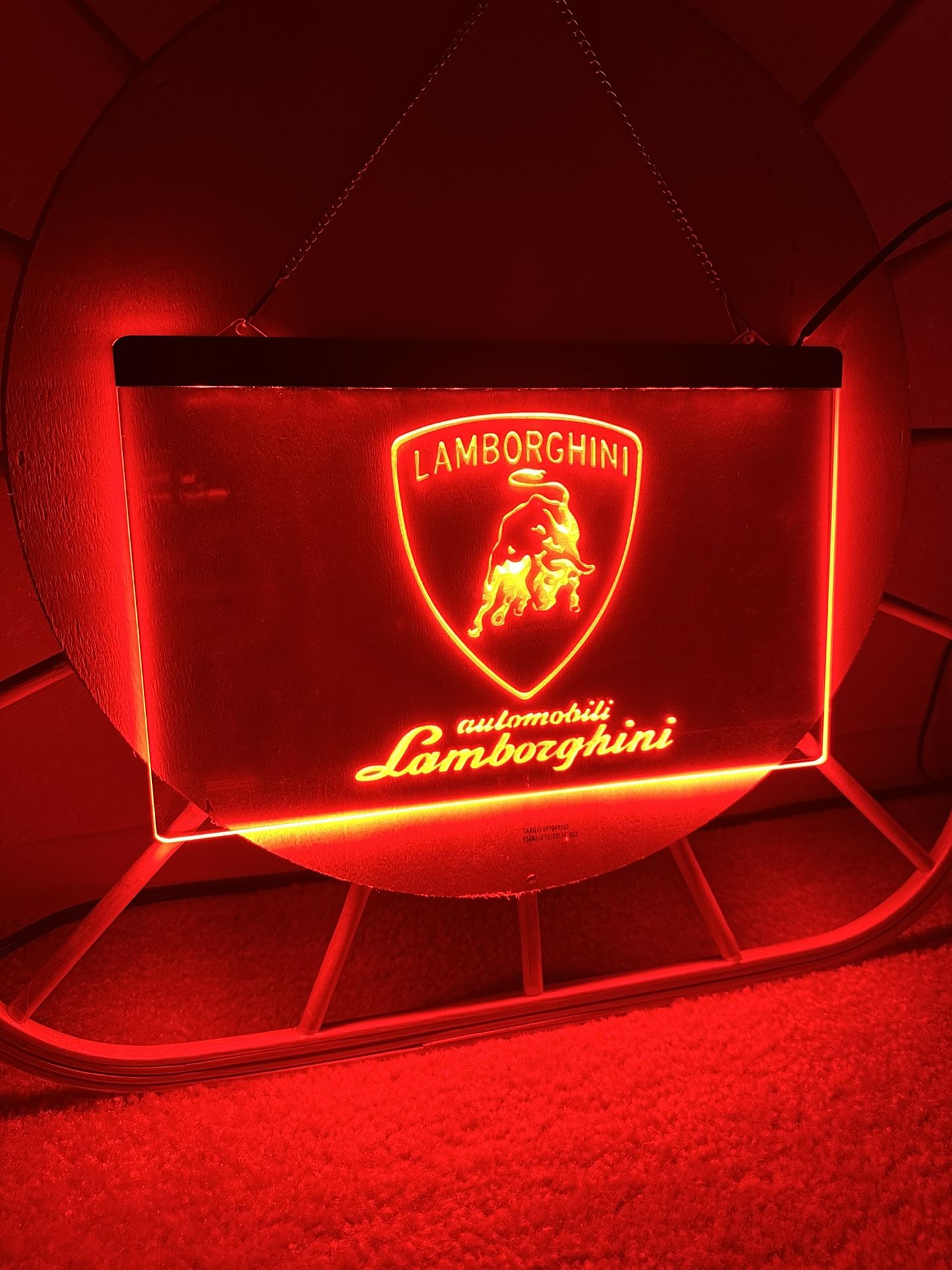 Lamborghini LED Neon Sign Light 8x12