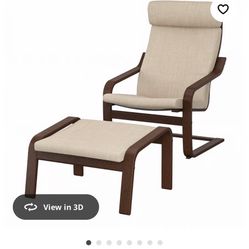 POÄNG IKEA Armchair And Ottoman