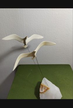 1974 MARVIN WERNICK SEAGUL SCULPTURE 8"×4"