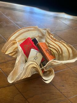 Unique Handmade Art Bowl made of Dried Cantaloupe