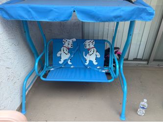 101 Dalmatians blue toddler swing