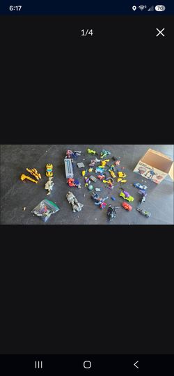 Transformers toys.