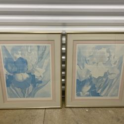 Vintage 2pc Set Of Wall Art