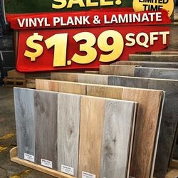 SPC Vinyl Flooring Waterproof Durable $1.39/SQFT