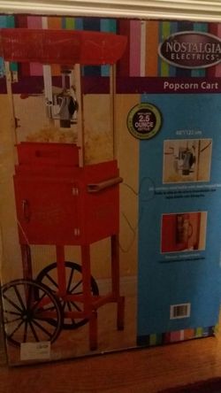 Popcorn cart Theater style