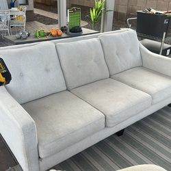 White comfortable  couch