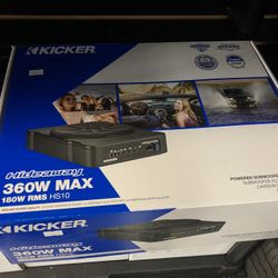 Kicker 10” Hideaway NEW