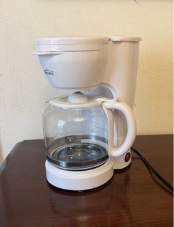 Rival White Drip Coffee Maker