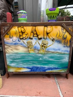 Outdoor One Of A Kind Tiki Bar