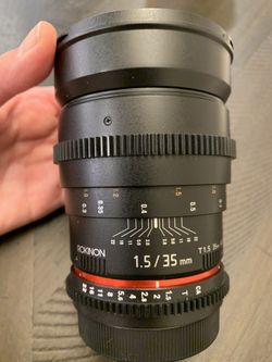 Rokinon Lens 1.5/35mm UMC ef mount