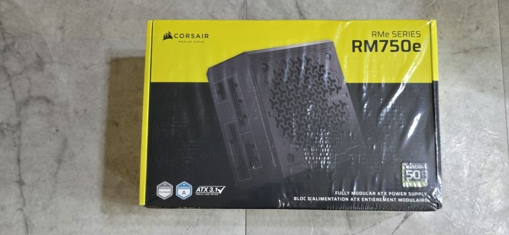 Brand NEW. SEALED. Corsair RM750e Power SUPPLY 3.1 ATX (2025)
