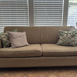 Living Room Complete SET - large couch, double couch, & single couch chair