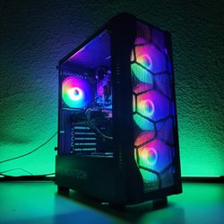 Budget Gaming PC - Intel 4.2ghz & RX 570 - Windows 11 Pro