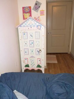 Wooden house storage
