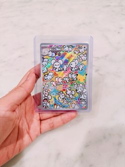 Pokemon 30th Celebration Maushold IR Illustration Rare 146 / 128 Mega Evolution 30 Anniversary TCG