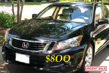 🎁💝$8OO URGENTLY I sell my family car 2OO9 Honda Accord EX-L Everything is working great! Runs great and fun to drive.🔑🔑