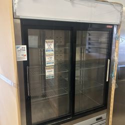 MBM MBRG-13781 – 42 Cu Ft Commercial Refrigerator | 2 Sliding Glass Doors