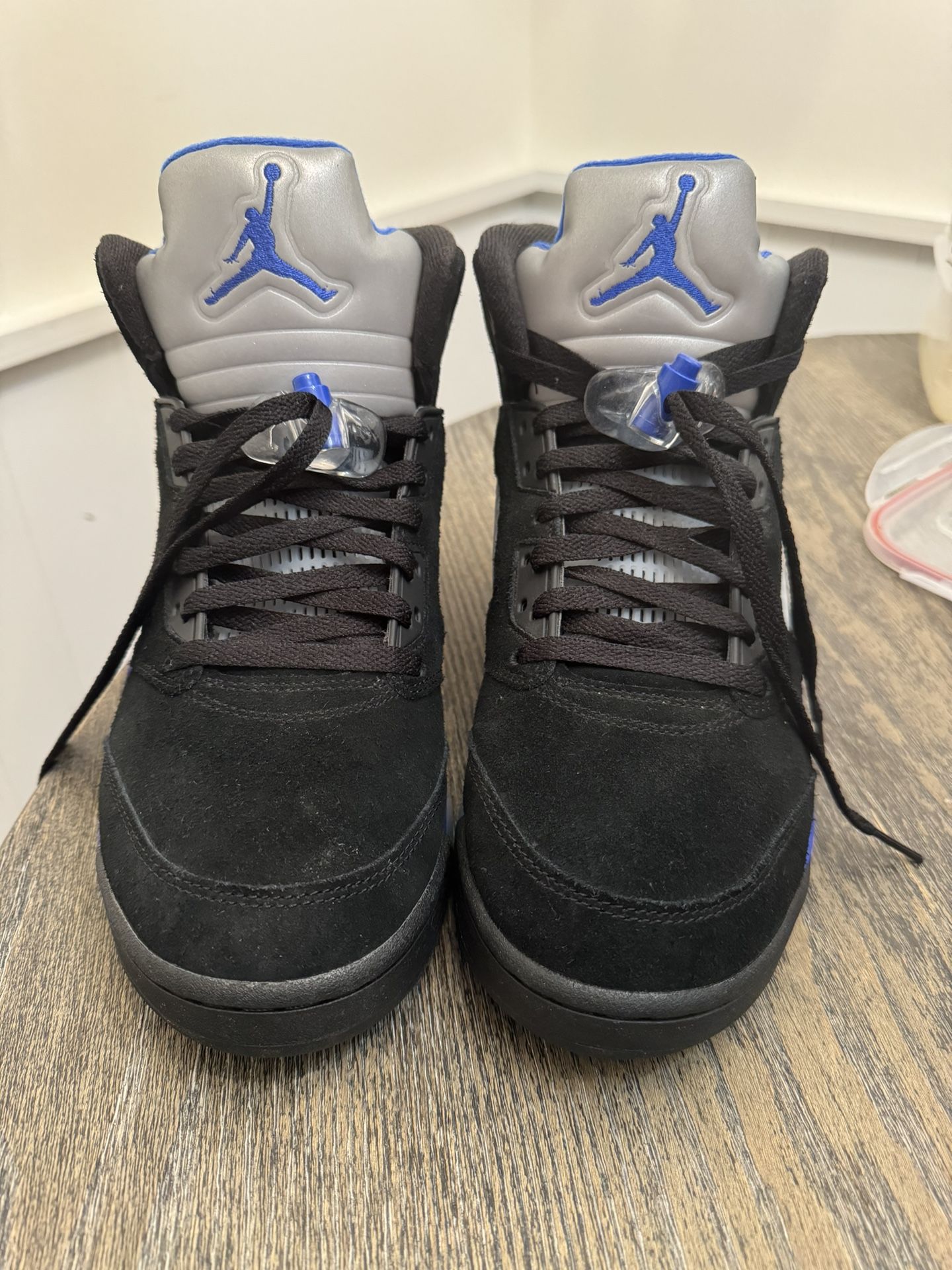 Jordan Retro 5 Blue Racer Basketball Shoes 