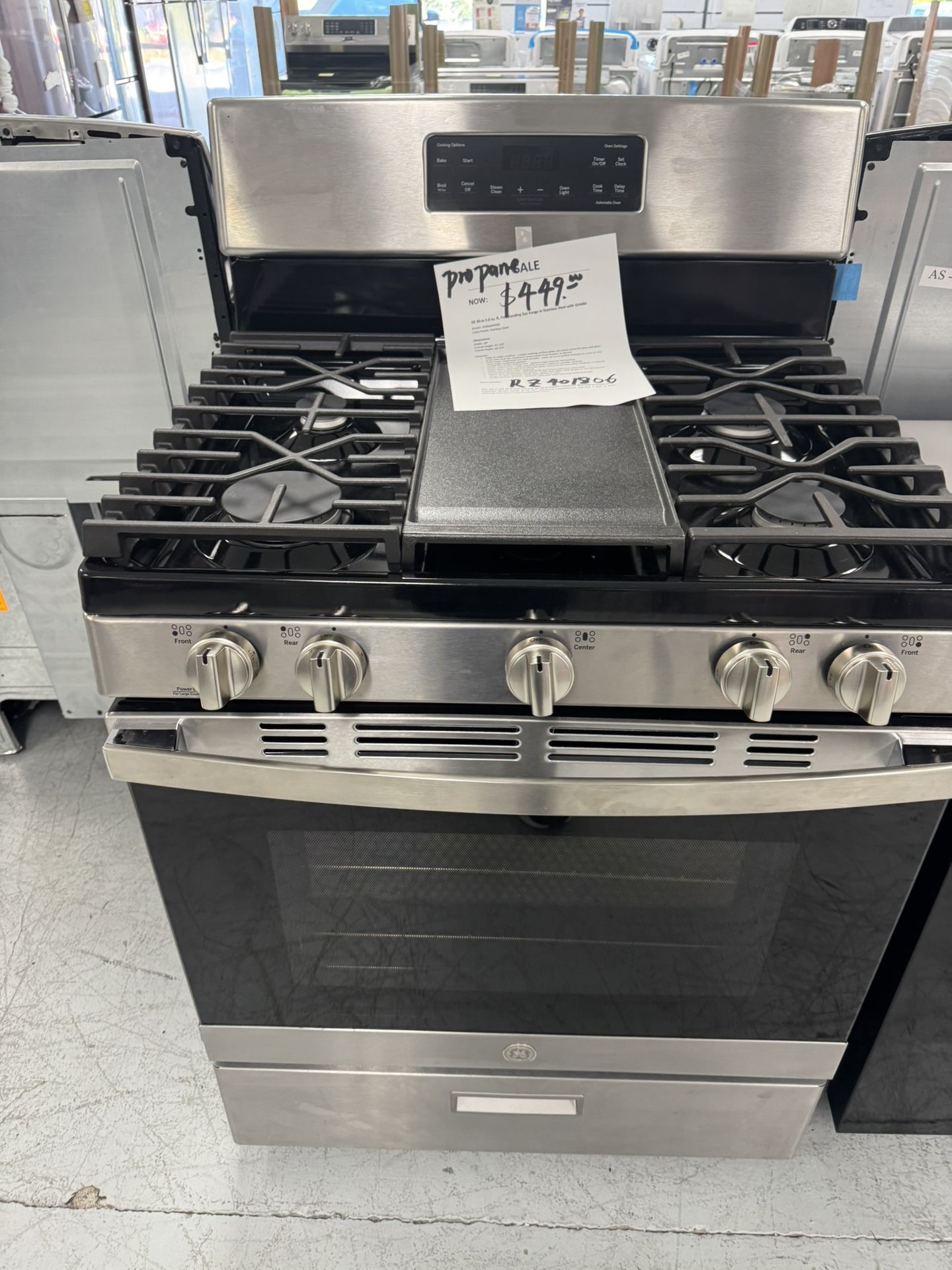 30 Inches 5 Burner Propane Range 