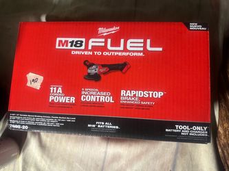 Milwaukee fuel 3 speed grinder TOOL ONLY