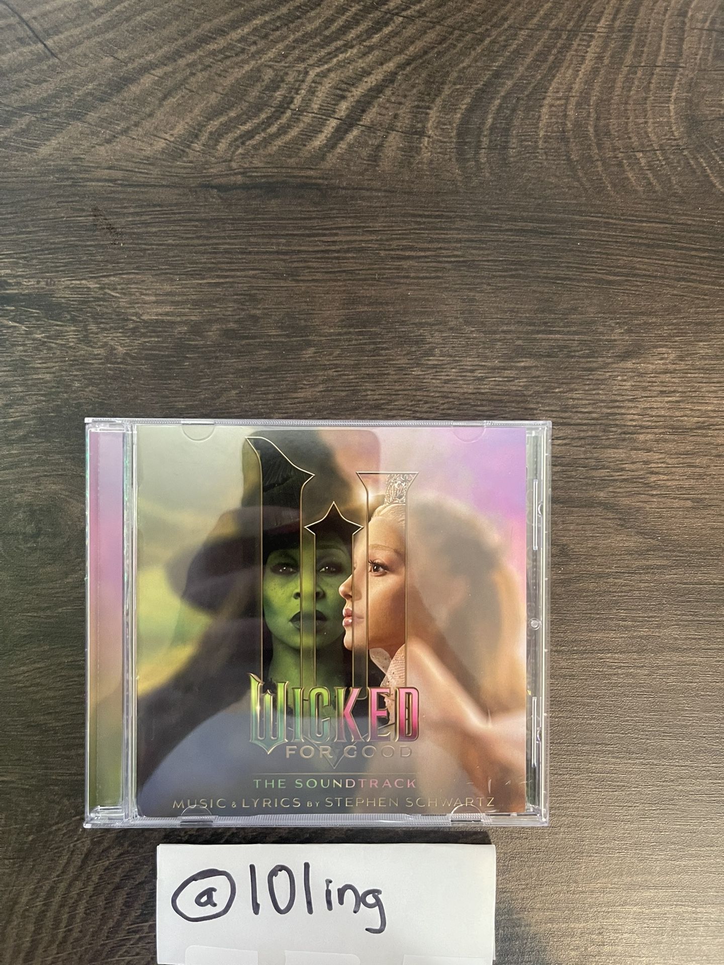 Wicked For Good Signed CD Ariana Grande & Ari Lennox