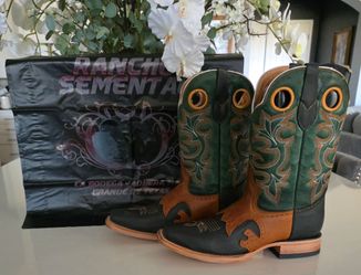 🤠Rancho Semental RS 4900 Western Boots – Size 9