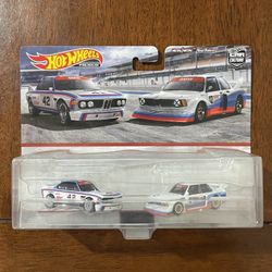 2023 Hot Wheels Premium 2 Pack 73 BMW 3.0 CSL RACE CAR/BMW 320 GROUP 5 - $25 