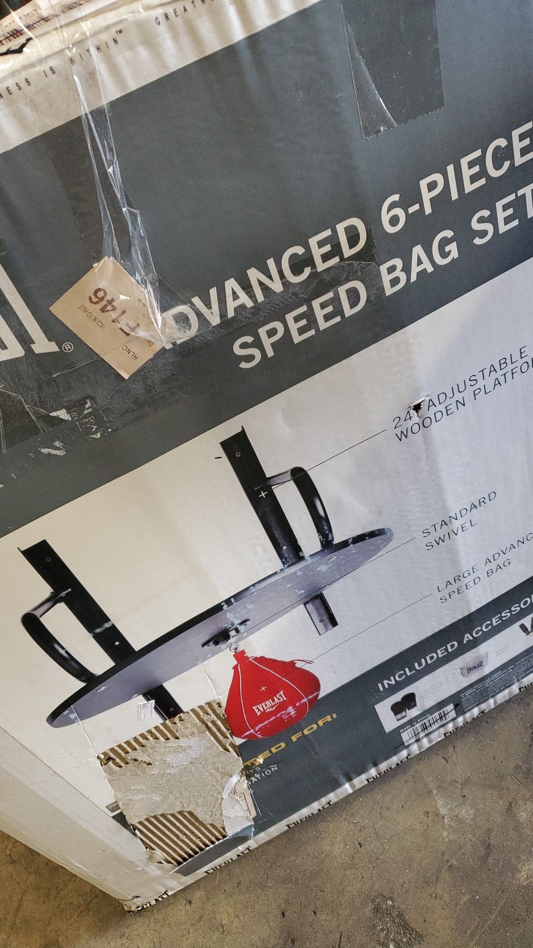 Everlast Advanced 6 piece speed bag set