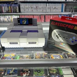 Super Nintendo Complete With Super Mario Bros World SNES $150 11am-7pm Gamehogs 