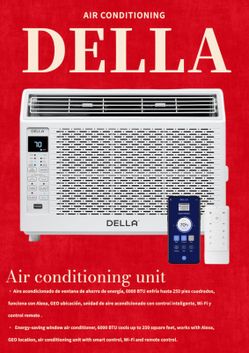 WINDOWS AIR CONDITIONERS DELLA 6,000 BTU
