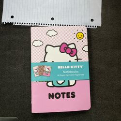 Hello Kitty Notebooks X3