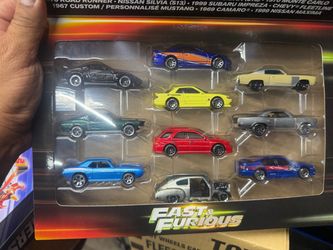Hot Wheels 25 Years Of Fast & Furious Silver Series 10 Pack Diecast Set